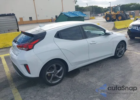 2019 Hyundai Veloster 2.0 z USA, uszkodzony, nr VIN KMHTG6AF7KU006691